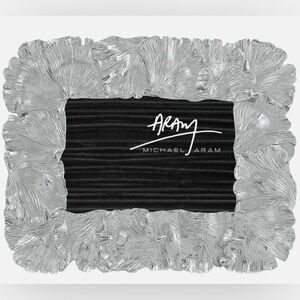 NIB Michael Aram Gingko Photo Silver Picture Frame 4x6